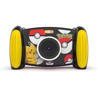 Accutime POKC3000 Pokémon Interactieve kindercamera, 5 MP foto, 1080p videoresolutie, 4x zoom, 5 grappige filters en speciale effecten, 2-in-1 display, met micro-SD-kaart, voor jongens en meisjes Accutime POKC3000 Pokémon Interactieve kindercamera, 5 MP foto, 1080p videoresolutie, 4x zoom, 5 grappige filters en speciale effecten, 2-in-1 display, met micro-SD-kaart, voor jongens en meisjes