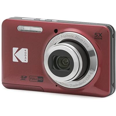 Kodak PIXPRO FZ55 1/2.3" compacte camera 16 MP CMOS 4608 x 3456 Pixels Rood Kodak PIXPRO FZ55 1/2.3" compacte camera 16 MP CMOS 4608 x 3456 Pixels Rood