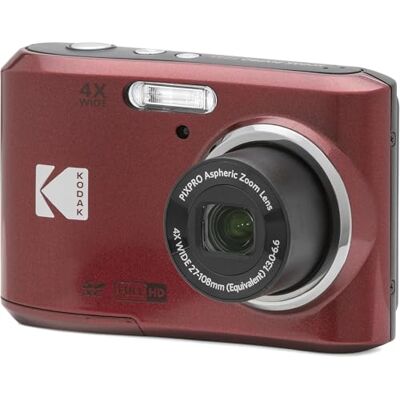 Kodak Pixpro FZ45 – compacte digitale camera 16,44 megapixels – rood – 1280 x 720p Kodak Pixpro FZ45 – compacte digitale camera 16,44 megapixels – rood – 1280 x 720p