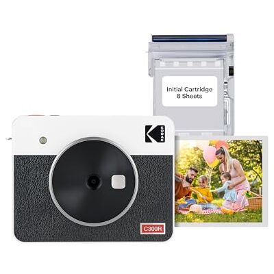 Kodak Mini Shot 3, retro instant camera en draagbare fotoprinter, iOS en Android, 4Pass-technologie (76 x 76 mm) wit 8 vellen. Kodak Mini Shot 3, retro instant camera en draagbare fotoprinter, iOS en Android, 4Pass-technologie (76 x 76 mm) wit 8 vellen.