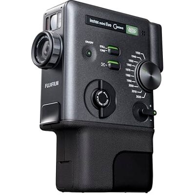 instax Mini EVO hybride bioscoop 3-in-1 digitale camera, smartphone-printer en videocamera met 1,54 inch hoge resolutie, zelfontspanner, afstandsbediening instax Mini EVO hybride bioscoop 3-in-1 digitale camera, smartphone-printer en videocamera met 1,54 inch hoge resolutie, zelfontspanner, afstandsbediening
