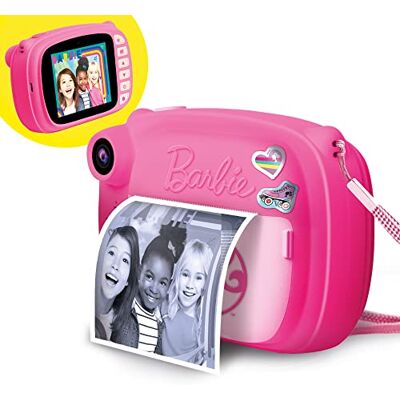 Liscianigiochi LISCIANI BARBIE Print Cam 3-in-1 BARBIE Instant Camera Voor kinderen vanaf 5 jaar Print 180 foto's Groot LCD-kleurendisplay Selfie en Video Camera Stickers inbegrepen Liscianigiochi LISCIANI BARBIE Print Cam 3-in-1 BARBIE Instant Camera Voor kinderen vanaf 5 jaar Print 180 foto's Groot LCD-kleurendisplay Selfie en Video Camera Stickers inbegrepen