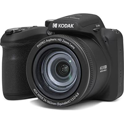 Kodak Pixpro Astro Zoom AZ405 Bridge-digitale camera, 40 x zoom, 24 mm groothoek, 20 megapixels, LCD 3, Full HD-video 1080p, OIS, AA-batterij, zwart Kodak Pixpro Astro Zoom AZ405 Bridge-digitale camera, 40 x zoom, 24 mm groothoek, 20 megapixels, LCD 3, Full HD-video 1080p, OIS, AA-batterij, zwart