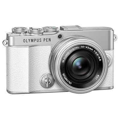 OM SYSTEM Olympus Micro Four Thirds Olympus Pen E-P7 camera, 20 MP sensor, kantelbaar HD-lcd-display, 4K, wifi, profielcontrole kleur en monochroom, wit + M.Zuiko Digital Ed 14-42 mm EZ zilver OM SYSTEM Olympus Micro Four Thirds Olympus Pen E-P7 camera, 20 MP sensor, kantelbaar HD-lcd-display, 4K, wifi, profielcontrole kleur en monochroom, wit + M.Zuiko Digital Ed 14-42 mm EZ zilver