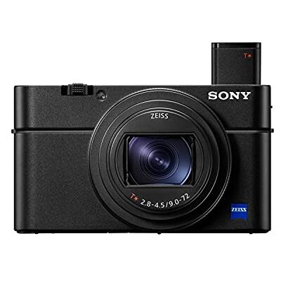 Sony DSC-RX100M7 Premium compacte digitale camera (1,0 inch sensor, hoge AF-prestaties, 4K HDR, 20 fps prestatiesnelheid), zwart Sony DSC-RX100M7 Premium compacte digitale camera (1,0 inch sensor, hoge AF-prestaties, 4K HDR, 20 fps prestatiesnelheid), zwart