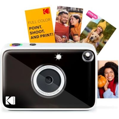 Kodak Printomatic+ Direct-Print Digitale Camera 10MP met RGB LED, print kleurenfoto’s op Zink 2x3” fotopapier – Zwart Kodak Printomatic+ Direct-Print Digitale Camera 10MP met RGB LED, print kleurenfoto’s op Zink 2x3” fotopapier – Zwart