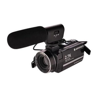 AgfaPhoto AGFA Photo Realimove CC2700 Digitale camcorder, video 2,7 K, 24 MP, touchscreen, 18 x zoom, afstandsbediening, 2 batterijen, microfoon, lithiumbatterij, zwart AgfaPhoto AGFA Photo Realimove CC2700 Digitale camcorder, video 2,7 K, 24 MP, touchscreen, 18 x zoom, afstandsbediening, 2 batterijen, microfoon, lithiumbatterij, zwart