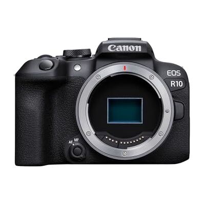 Canon EOS R10 hybride camera APS-C 242 megapixel naakt behuizing zwart Canon EOS R10 hybride camera APS-C 242 megapixel naakt behuizing zwart
