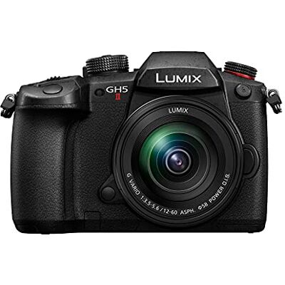 Panasonic Lumix GH5M2M Hybride camera Expert + Lumix lens 12-60 mm (Sensor 4/3 20,3 MP, Dual Staaf, C4K 60p, 4:2:2 10bit, Live Stream, Tropicaliseerd) Zwart Franse versie Panasonic Lumix GH5M2M Hybride camera Expert + Lumix lens 12-60 mm (Sensor 4/3 20,3 MP, Dual Staaf, C4K 60p, 4:2:2 10bit, Live Stream, Tropicaliseerd) Zwart Franse versie