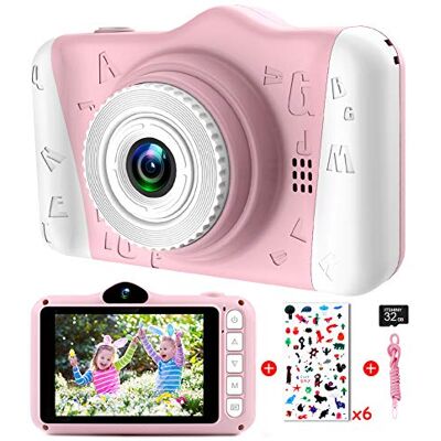 ITSHINY Kindercamera – digitale camera voor kinderen met 3,5 inch groot scherm 1080p HD 12MP SD-kaart 32 GB geïntegreerd voor 3-10 jaar meisjes en jongens kerstcadeaus Nieuwjaar speelgoed ITSHINY Kindercamera – digitale camera voor kinderen met 3,5 inch groot scherm 1080p HD 12MP SD-kaart 32 GB geïntegreerd voor 3-10 jaar meisjes en jongens kerstcadeaus Nieuwjaar speelgoed