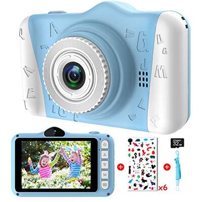 ITSHINY Kindercamera – digitale camera voor kinderen met 3,5 inch groot scherm 1080p HD 12 MP SD-kaart 32 GB geïntegreerd voor 3-10 jaar meisjes en jongens kerstcadeaus Nieuwjaar speelgoed. ITSHINY Kindercamera – digitale camera voor kinderen met 3,5 inch groot scherm 1080p HD 12 MP SD-kaart 32 GB geïntegreerd voor 3-10 jaar meisjes en jongens kerstcadeaus Nieuwjaar speelgoed.