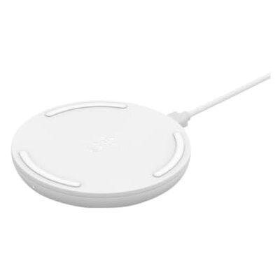 Belkin BoostCharge 10W Inductielader (Qi-gecertificeerde snelle draadloze oplader voor iPhone, Samsung, Google etc.) wit Belkin BoostCharge 10W Inductielader (Qi-gecertificeerde snelle draadloze oplader voor iPhone, Samsung, Google etc.) wit