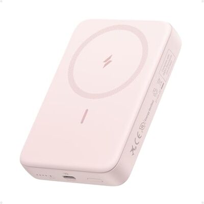 Anker Zolo Compacte draadloze externe accu, 10.000 mAh, met snel opladen, PD 30 W, magnetische powerbank, duurzame en aangename oplader, voor iPhone serie 16/15/14, AirPods en andere Anker Zolo Compacte draadloze externe accu, 10.000 mAh, met snel opladen, PD 30 W, magnetische powerbank, duurzame en aangename oplader, voor iPhone serie 16/15/14, AirPods en andere
