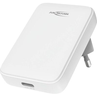 Ansmann USB-C-oplader, snellader, USB-adapter, USB C-voeding, plat, dun, voeding met USB-aansluiting voor iPhone 16/15/14/13/12/11 Pro Max, Samsung, Android Ansmann USB-C-oplader, snellader, USB-adapter, USB C-voeding, plat, dun, voeding met USB-aansluiting voor iPhone 16/15/14/13/12/11 Pro Max, Samsung, Android