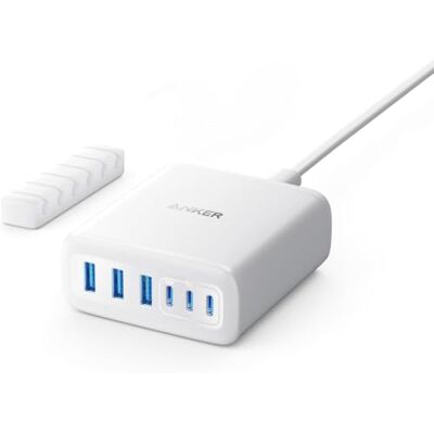 Anker Oplader USB C 112 W, laadstation met 6 poorten, voor iPhone 17/17 Plus/17 Pro/17 Pro Max/Series 16/15/14, MacBook Air, Pixel, Galaxy, iPad en andere (kabel niet inbegrepen) Anker Oplader USB C 112 W, laadstation met 6 poorten, voor iPhone 17/17 Plus/17 Pro/17 Pro Max/Series 16/15/14, MacBook Air, Pixel, Galaxy, iPad en andere (kabel niet inbegrepen)