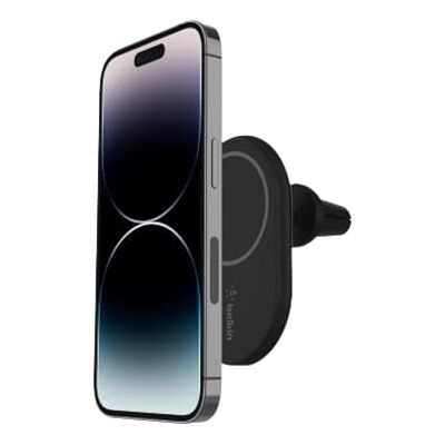 Belkin BoostCharge Magnetische autotelefoonhouder draadloos compatibel met iPhone 12 Pro Max, 12 Pro, Max, Mini (kabel meegeleverd) Belkin BoostCharge Magnetische autotelefoonhouder draadloos compatibel met iPhone 12 Pro Max, 12 Pro, Max, Mini (kabel meegeleverd)