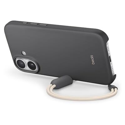 Beats MagSafe beschermhoes met standaard voor iPhone 17 met camerabediening, geïntegreerde standaard en polsband, matte afwerking en microvezelstoffen voering, graniet grijs Beats MagSafe beschermhoes met standaard voor iPhone 17 met camerabediening, geïntegreerde standaard en polsband, matte afwerking en microvezelstoffen voering, graniet grijs