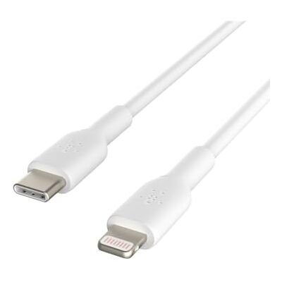 Belkin USB-C/Lightning-kabel (iPhone-snellaadkabel voor iPhone 14 en ouder) Boost Charge MFi-gecertificeerde USB-C-kabel voor iPhone (wit, 1 m) Belkin USB-C/Lightning-kabel (iPhone-snellaadkabel voor iPhone 14 en ouder) Boost Charge MFi-gecertificeerde USB-C-kabel voor iPhone (wit, 1 m)