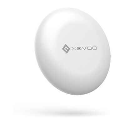 NOVOO Smart Tag, Bluetooth-label voor Apple & Google Find My, alarm 80 dB, waterdicht IPX5, verwisselbare batterij, perfect voor sleutels, koffers en tassen, 1 verpakking NOVOO Smart Tag, Bluetooth-label voor Apple & Google Find My, alarm 80 dB, waterdicht IPX5, verwisselbare batterij, perfect voor sleutels, koffers en tassen, 1 verpakking