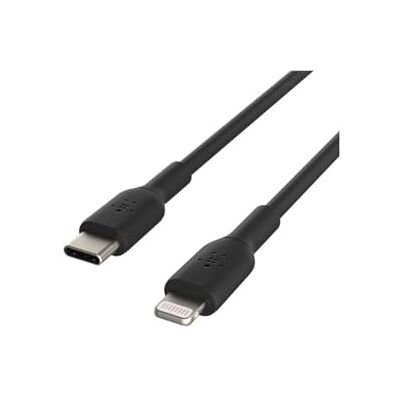 Belkin USB-C/Lightning-kabel (iPhone-snellaadkabel voor iPhone 14 en ouder) Boost Charge MFi-gecertificeerde USB-C-kabel voor iPhone (zwart, 1 m) Belkin USB-C/Lightning-kabel (iPhone-snellaadkabel voor iPhone 14 en ouder) Boost Charge MFi-gecertificeerde USB-C-kabel voor iPhone (zwart, 1 m)
