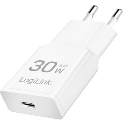 Logilink PA0347 GaN USB-C oplader (galliumnitride) 30 W Logilink PA0347 GaN USB-C oplader (galliumnitride) 30 W