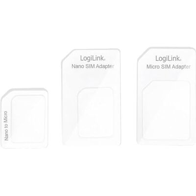 Logilink AA0047 Sim-kaartadapter, wit Logilink AA0047 Sim-kaartadapter, wit