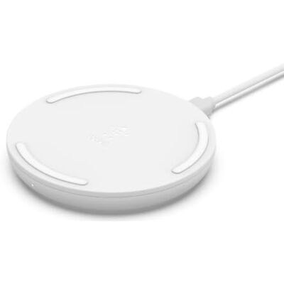 Belkin BoostCharge 10W Inductielader (Qi-gecertificeerde snelle draadloze oplader voor iPhone, Samsung, Google etc.) wit Belkin BoostCharge 10W Inductielader (Qi-gecertificeerde snelle draadloze oplader voor iPhone, Samsung, Google etc.) wit
