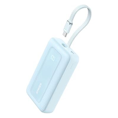 Anker Zolo Powerbank 10.000 mAh 30 W met USB-C-kabel High Speed PowerBank, 1 USB-C-poort en 1 USB-A-poort, voor iPhone 17/17 Pro/17 Pro Max/16, MacBook, Galaxy en andere Anker Zolo Powerbank 10.000 mAh 30 W met USB-C-kabel High Speed PowerBank, 1 USB-C-poort en 1 USB-A-poort, voor iPhone 17/17 Pro/17 Pro Max/16, MacBook, Galaxy en andere