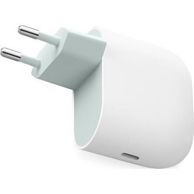Google 45 W, USB-C oplader, oplader voor Pixel-telefoon, snel opladen, compatibel met producten en andere USB-C®-apparaten, sneeuw Google 45 W, USB-C oplader, oplader voor Pixel-telefoon, snel opladen, compatibel met producten en andere USB-C®-apparaten, sneeuw