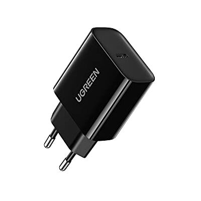 UGREEN 20 W oplader USB C PD 3.0 compatibel met iPhone 13 Pro Max SE 2022 12 Pro 11 XR X 8 Plus iPad Pro iPad Mini 6 iPad Air 2022 Galaxy S22 Plus S21 S20 (zwart) UGREEN 20 W oplader USB C PD 3.0 compatibel met iPhone 13 Pro Max SE 2022 12 Pro 11 XR X 8 Plus iPad Pro iPad Mini 6 iPad Air 2022 Galaxy S22 Plus S21 S20 (zwart)