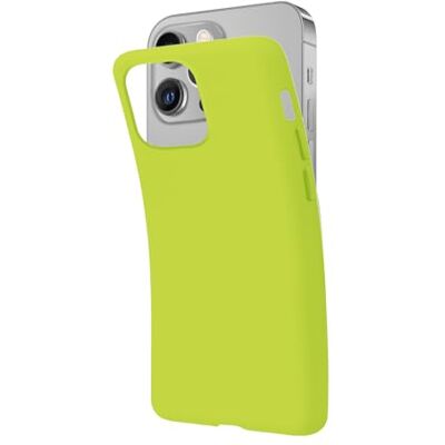 SBS Beschermhoes voor iPhone 14 Pro, zuurgroen, groen, pantone 2297 C, zacht, flexibel, krasbestendig, dun en comfortabel om in je zak te houden, compatibel met draadloos opladen SBS Beschermhoes voor iPhone 14 Pro, zuurgroen, groen, pantone 2297 C, zacht, flexibel, krasbestendig, dun en comfortabel om in je zak te houden, compatibel met draadloos opladen