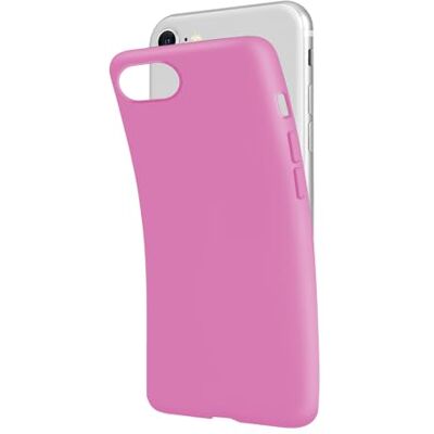 SBS Beschermhoes voor iPhone SE 2022/SE 2020/8/7, roze, pantone 673 C, zacht, flexibel, krasbestendig, dun, comfortabel om in je zak te houden, compatibel met draadloos opladen SBS Beschermhoes voor iPhone SE 2022/SE 2020/8/7, roze, pantone 673 C, zacht, flexibel, krasbestendig, dun, comfortabel om in je zak te houden, compatibel met draadloos opladen