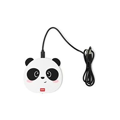 Legami Super Fast 40032431 draadloze oplader voor smartphone, meerkleurig (panda) Legami Super Fast 40032431 draadloze oplader voor smartphone, meerkleurig (panda)
