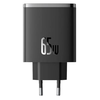 Baseus Travel Charger Cube Pro GaN Quick Charger C+U, 65 W, Black EU (P10152301113-00) Baseus Travel Charger Cube Pro GaN Quick Charger C+U, 65 W, Black EU (P10152301113-00)