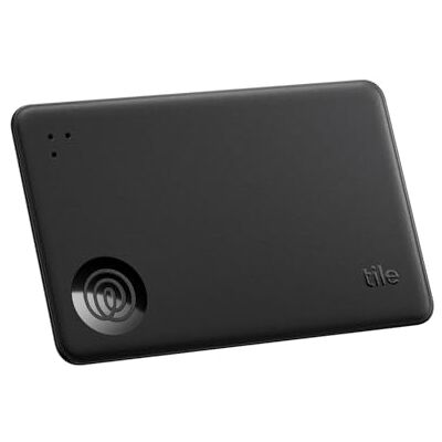 Life360 Tile by Slim (2024) portefeuilledetector, Bluetooth-tracker en objectzoeker voor bagagelabels, paspoort en andere. 1 stuk (zwart) Life360 Tile by Slim (2024) portefeuilledetector, Bluetooth-tracker en objectzoeker voor bagagelabels, paspoort en andere. 1 stuk (zwart)