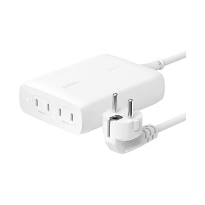 Belkin BoostCharge Pro GaN 4-poorts USB-C oplader (200W, PD 3.1 en snel opladen, 1,5 m kabel, voor MacBook Pro, iPhone 15 (alle modellen), iPad Pro, Galaxy S24, Google Pixel enz.) Belkin BoostCharge Pro GaN 4-poorts USB-C oplader (200W, PD 3.1 en snel opladen, 1,5 m kabel, voor MacBook Pro, iPhone 15 (alle modellen), iPad Pro, Galaxy S24, Google Pixel enz.)