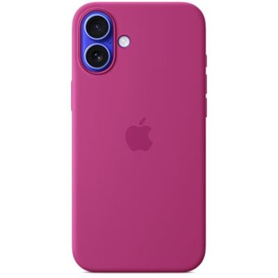 Apple Siliconen hoes met MagSafe voor iPhone 16 Plus fuchsia Apple Siliconen hoes met MagSafe voor iPhone 16 Plus fuchsia 