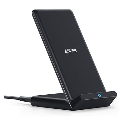 Anker Draadloze oplader, PowerWave Stand, Qi-gecertificeerd voor iPhone 12, 12 Mini, 12 Pro Max, SE, 11, 11 Pro, 11 Pro Max, XR, Xs Max, 10W snel opladen Galaxy S20 S10 S9 S8, Note 10 (geen AC-adapter) Anker Draadloze oplader, PowerWave Stand, Qi-gecertificeerd voor iPhone 12, 12 Mini, 12 Pro Max, SE, 11, 11 Pro, 11 Pro Max, XR, Xs Max, 10W snel opladen Galaxy S20 S10 S9 S8, Note 10 (geen AC-adapter)