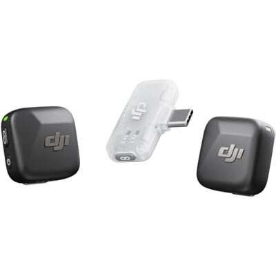 DJI Mic Mini (2 TX + 1 RX Mobile), draadloze stropdasmicrofoon voor iPhone 17/16/15 en Android/pc/tablet, klaar voor gebruik, 300 m transmissie, ultralicht, actieve ruisonderdrukking, vlog DJI Mic Mini (2 TX + 1 RX Mobile), draadloze stropdasmicrofoon voor iPhone 17/16/15 en Android/pc/tablet, klaar voor gebruik, 300 m transmissie, ultralicht, actieve ruisonderdrukking, vlog