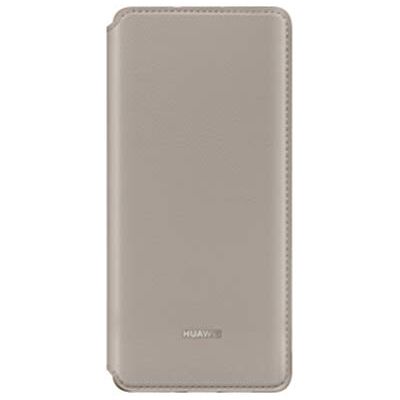 Huawei Wallet Flip Taupe P30 Pro Grijs Huawei Wallet Flip Taupe P30 Pro Grijs