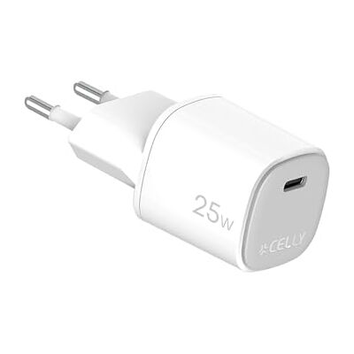 Celly Wandlader UPTC1USBC25WWH wit EAN: 8021735212140 Celly Wandlader UPTC1USBC25WWH wit EAN: 8021735212140