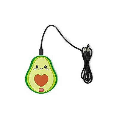 Legami Super Fast VWCHAR0001 draadloze oplader voor smartphone, meerkleurig (Avocado) Legami Super Fast VWCHAR0001 draadloze oplader voor smartphone, meerkleurig (Avocado)