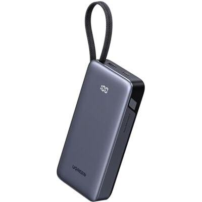UGREEN Nexode 45 W externe accu, 20.000 mAh, powerbank, USB C, snel opladen UGREEN Nexode 45 W externe accu, 20.000 mAh, powerbank, USB C, snel opladen