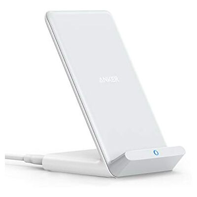 Anker Draadloze oplader, PowerWave Stand, Qi-gecertificeerd voor iPhone 12, 12 Mini, 12 Pro Max, SE, 11, 11 Pro, 11 Pro Max, XR, Xs Max, 10W snel opladen Galaxy S20 S10 S9 S8, Note 10 (geen AC-adapter) Anker Draadloze oplader, PowerWave Stand, Qi-gecertificeerd voor iPhone 12, 12 Mini, 12 Pro Max, SE, 11, 11 Pro, 11 Pro Max, XR, Xs Max, 10W snel opladen Galaxy S20 S10 S9 S8, Note 10 (geen AC-adapter)
