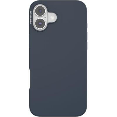 PopSockets Beschermhoes voor iPhone 16 Plus, compatibel met MagSafe, telefoonhoes voor iPhone 16 Plus, compatibel met draadloos opladen, marineblauw PopSockets Beschermhoes voor iPhone 16 Plus, compatibel met MagSafe, telefoonhoes voor iPhone 16 Plus, compatibel met draadloos opladen, marineblauw