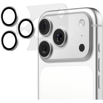 RhinoShield Fotolensbescherming voor iPhone 18 Pro Lensbeschermers en fotoblok inbegrepen, volledige afdekking, krasbestendig, uitlijningsgereedschap inbegrepen RhinoShield Fotolensbescherming voor iPhone 18 Pro Lensbeschermers en fotoblok inbegrepen, volledige afdekking, krasbestendig, uitlijningsgereedschap inbegrepen