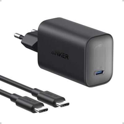 Anker Nano 100W USB C oplader voor laptop, voeding voor MacBook, iPad, iPhone 17/16, Galaxy en alle USB-C-apparaten, 1,8 m USB-C kabel inbegrepen (zwart) Anker Nano 100W USB C oplader voor laptop, voeding voor MacBook, iPad, iPhone 17/16, Galaxy en alle USB-C-apparaten, 1,8 m USB-C kabel inbegrepen (zwart)