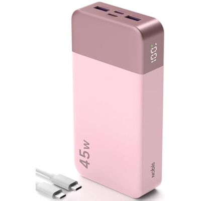NOBIS Power Bank 45 W 20000 mAh externe batterij snel opladen PD NOBIS Power Bank 45 W 20000 mAh externe batterij snel opladen PD