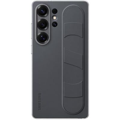 Samsung Standing Grip Case met riem en standaardfunctie voor Galaxy S25 Ultra, zwart Samsung Standing Grip Case met riem en standaardfunctie voor Galaxy S25 Ultra, zwart