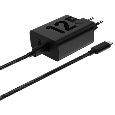 Motorola TurboPower Duo 125 W oplader voor meerdere apparaten (2 USB-C-poorten), snel en universeel, TurboPower Shield bescherming Motorola TurboPower Duo 125 W oplader voor meerdere apparaten (2 USB-C-poorten), snel en universeel, TurboPower Shield bescherming
